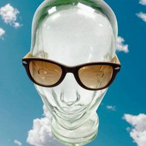 GAP Brown Wood Wayfarer